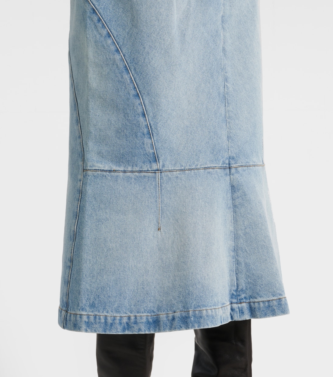 Midirock aus Denim | Dries Van Noten