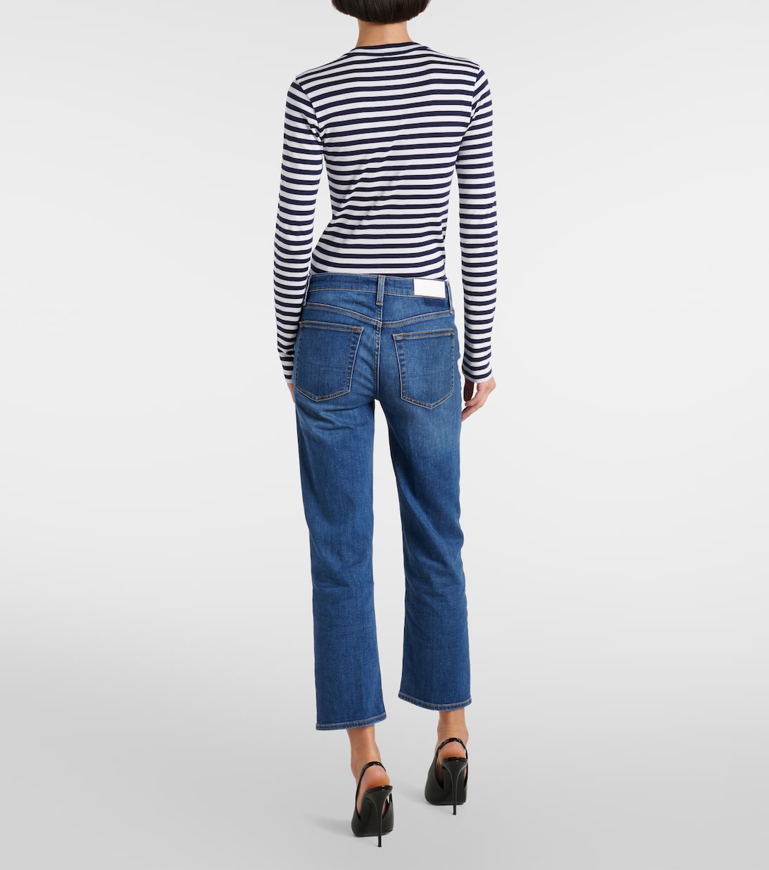 Jeans rectos Stove Pipe de tiro medio | Re/Done