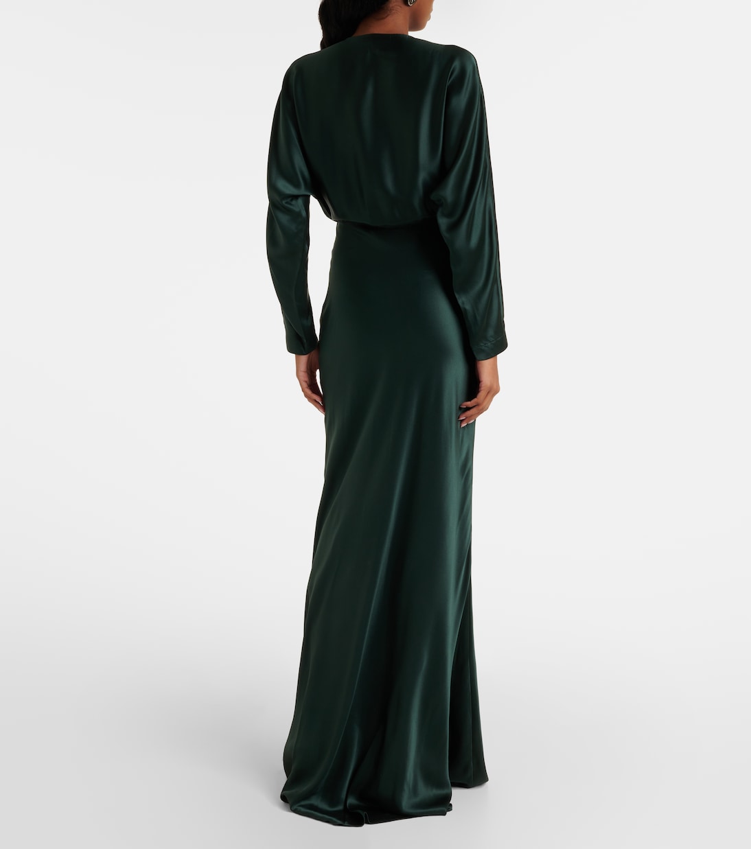 Robe aus Seidensatin | The Sei