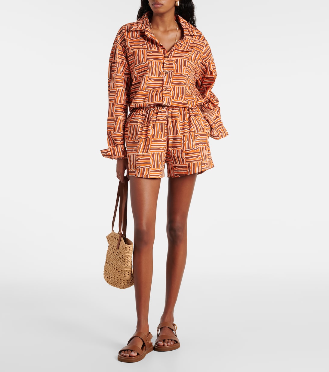 Bedruckte Shorts Elva aus Baumwolle | Faithfull