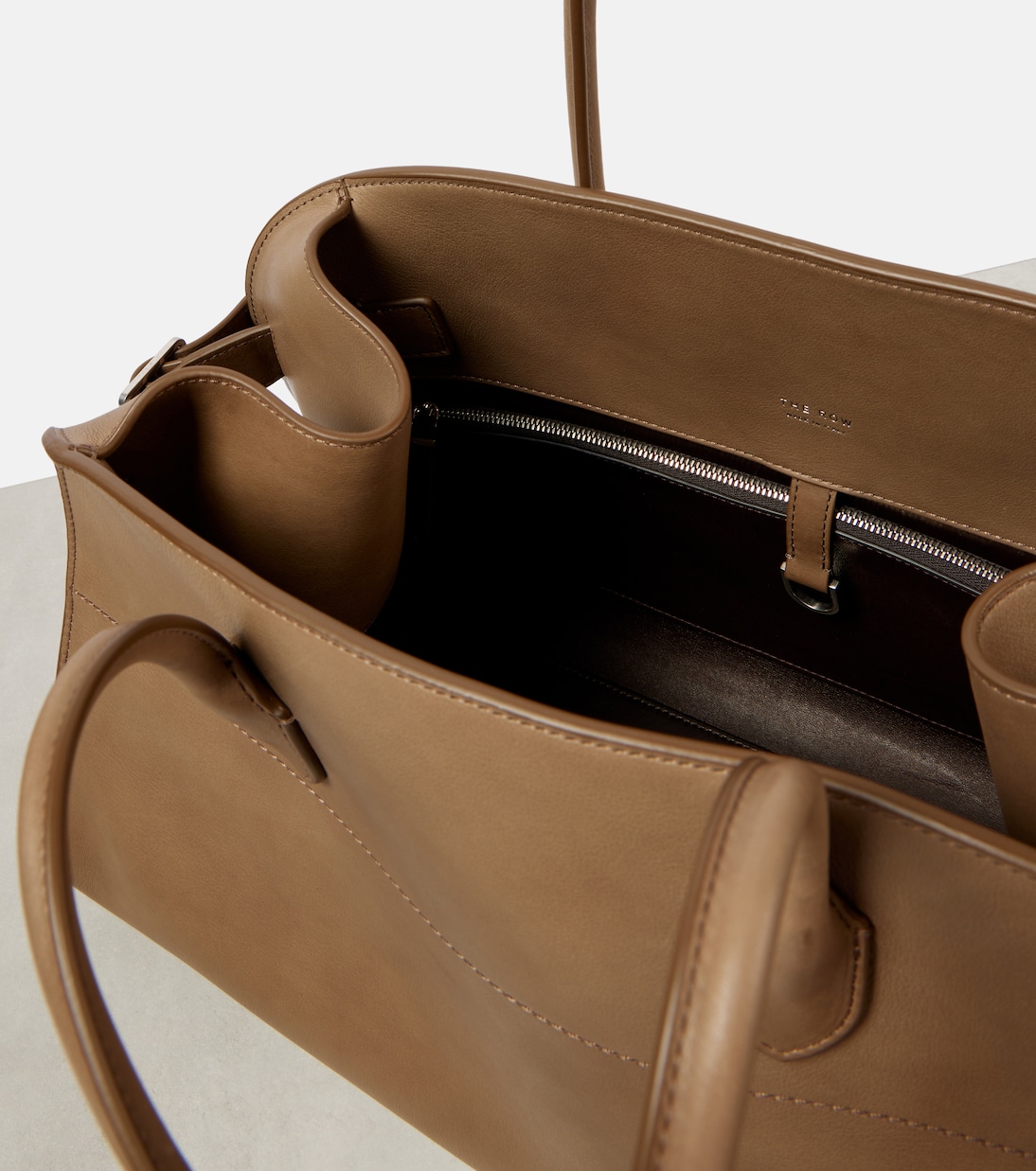 E/W Margaux leather tote bag | The Row