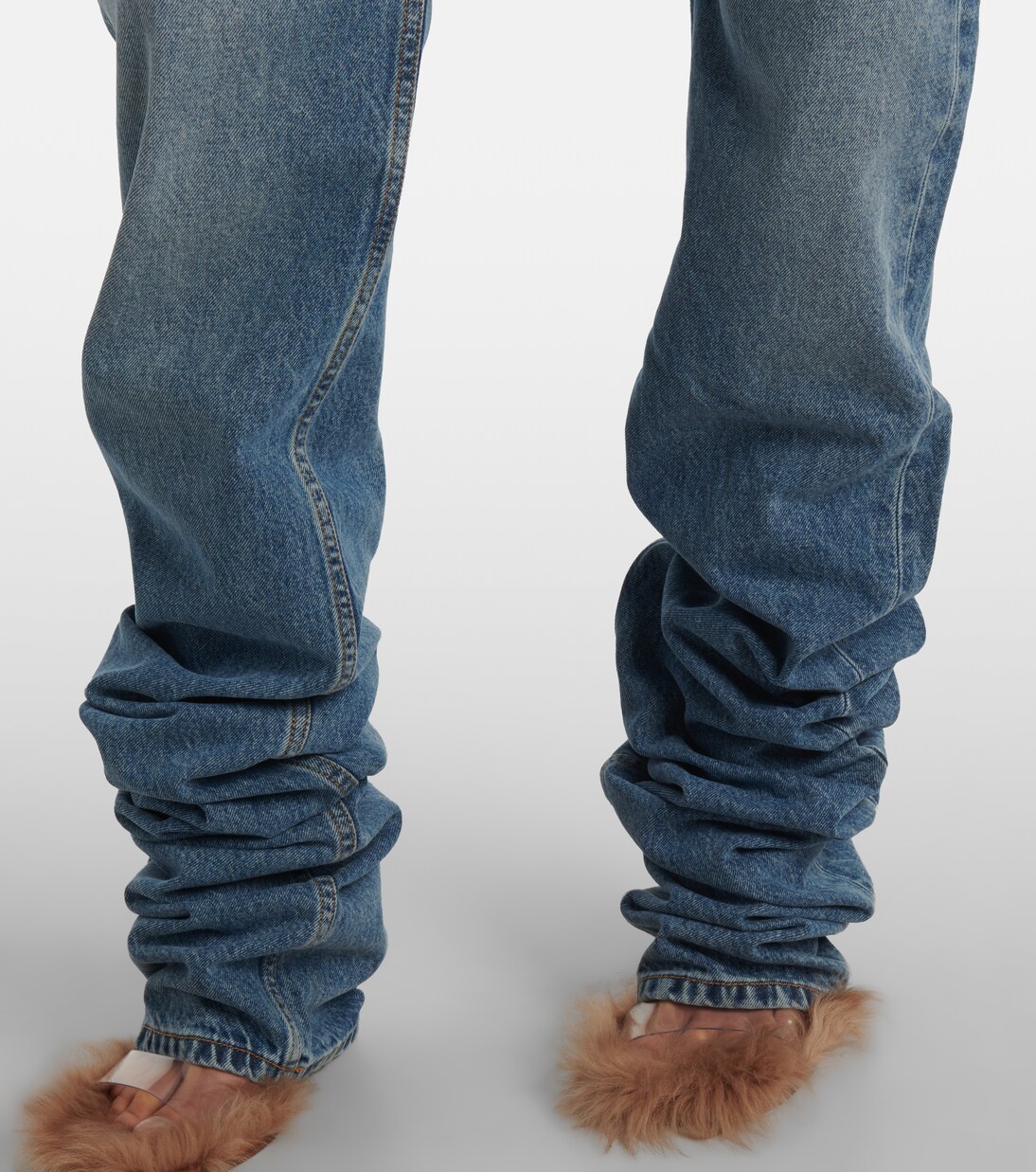 Jean droit à taille mi-haute | The Attico