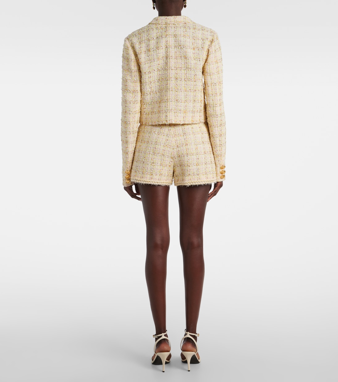 Checked cotton-blend jacket | Giambattista Valli