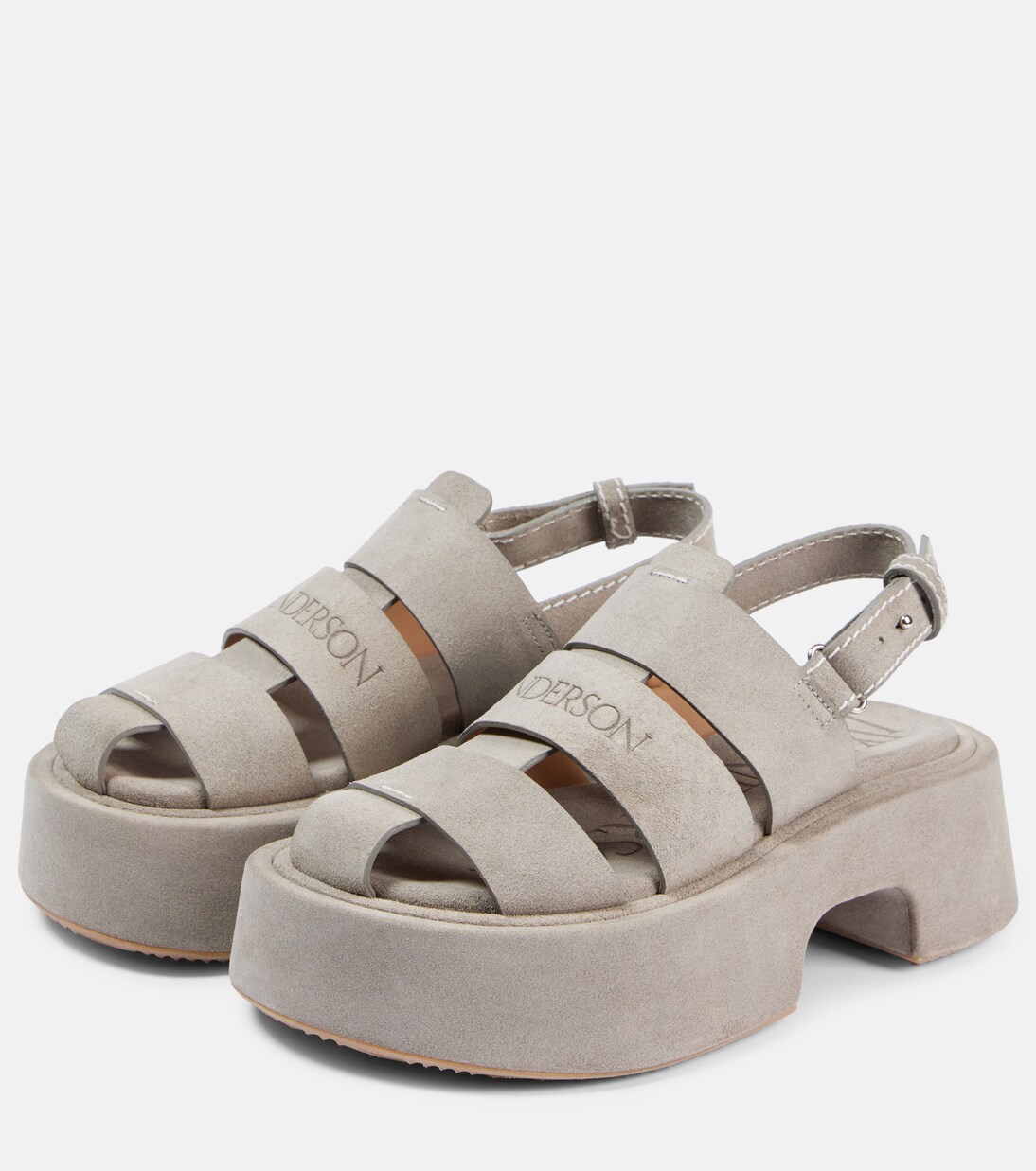 Fisherman leather platform sandals | JW Anderson