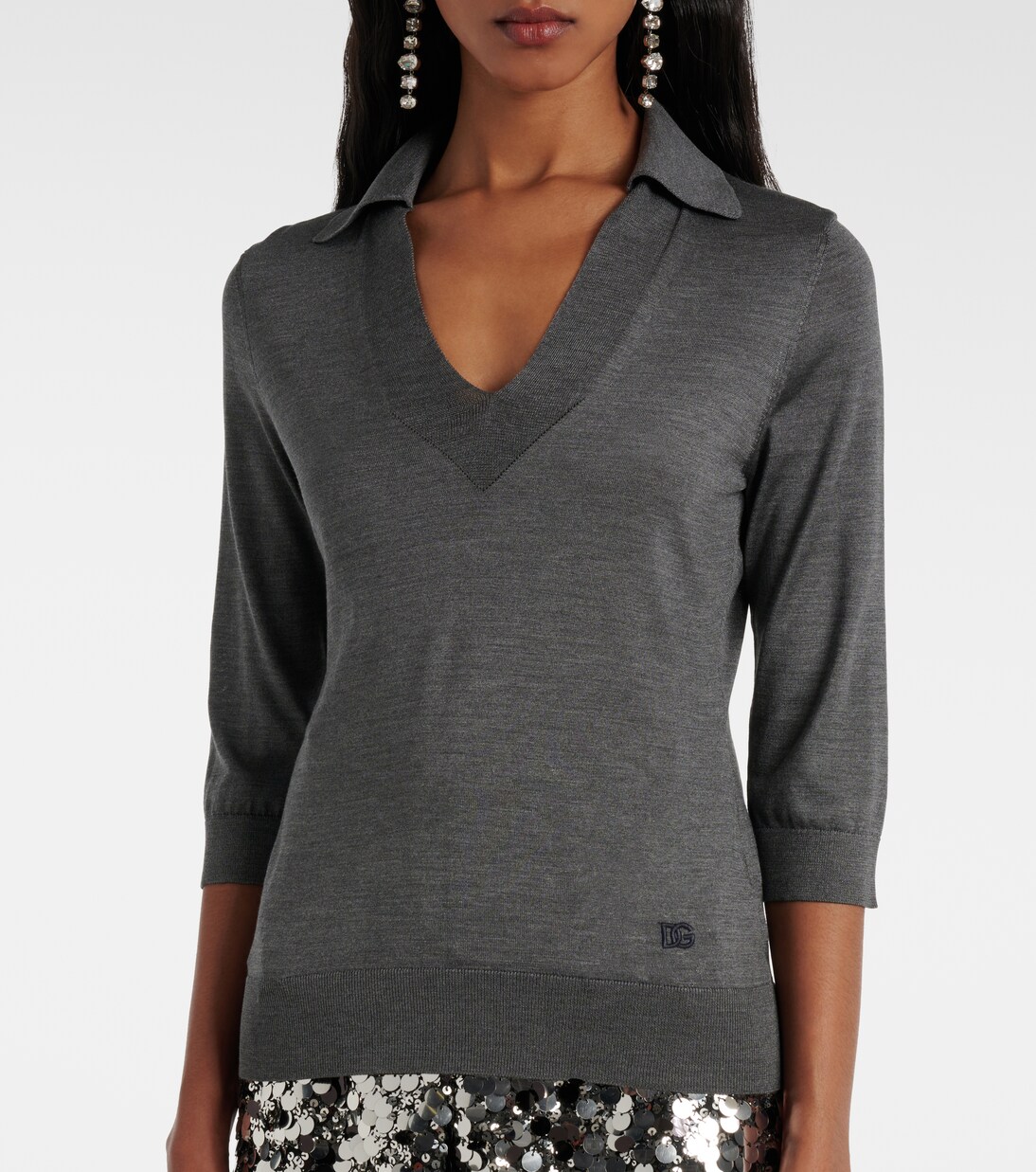 Silk polo sweater | Dolce&Gabbana