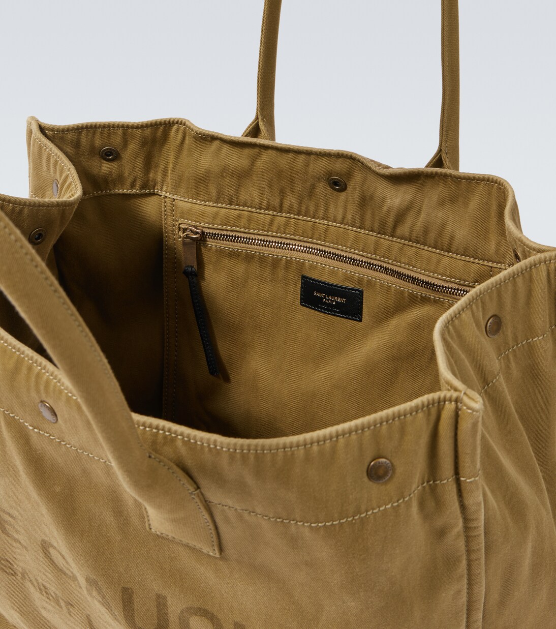 Rive Gauche Large canvas tote bag | Saint Laurent