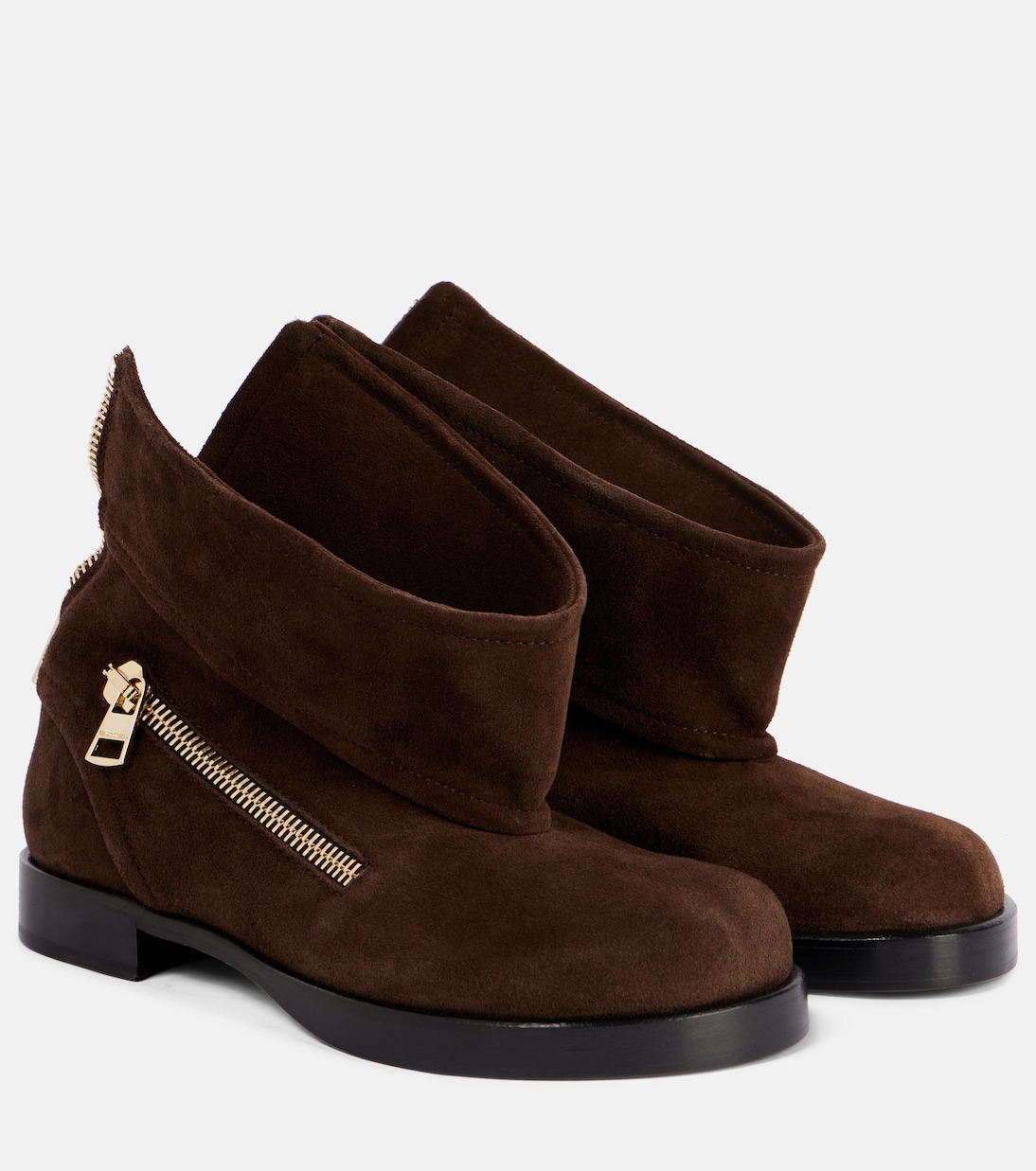 Bikerstiefel aus Veloursleder | JW Anderson