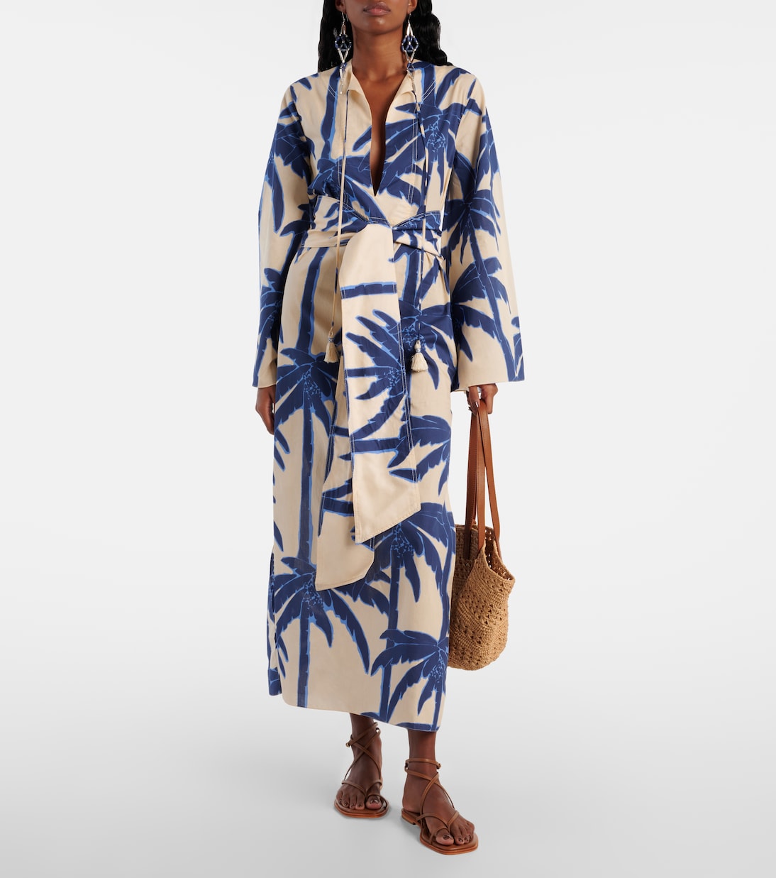 Bedruckte Tunika Sotaviento aus Baumwolle | Johanna Ortiz