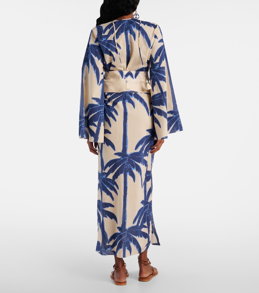 Bedruckte Tunika Sotaviento aus Baumwolle | Johanna Ortiz