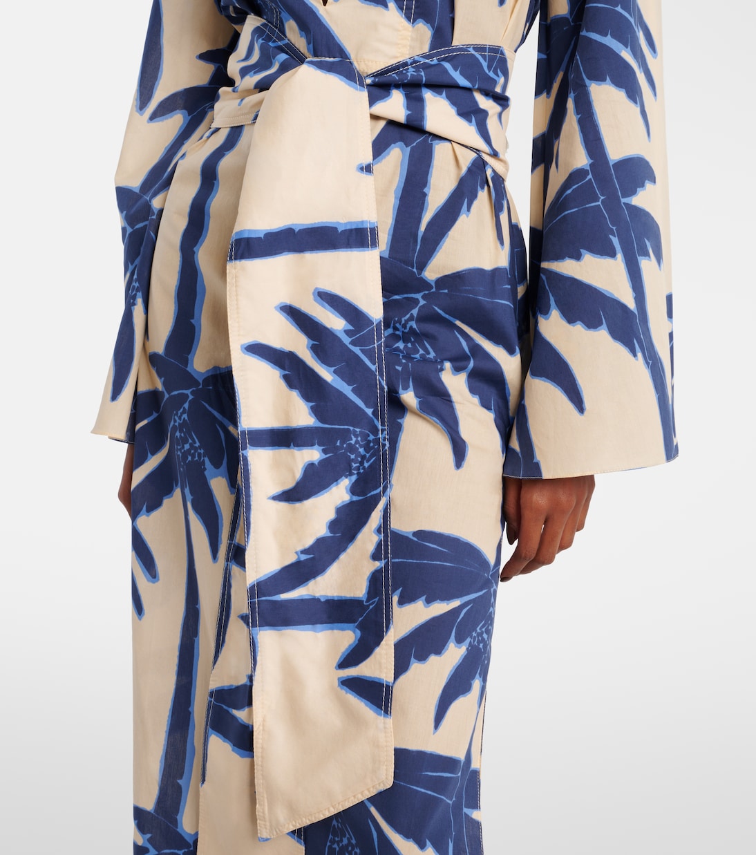 Bedruckte Tunika Sotaviento aus Baumwolle | Johanna Ortiz