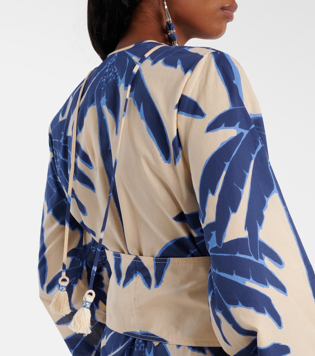 Bedruckte Tunika Sotaviento aus Baumwolle | Johanna Ortiz