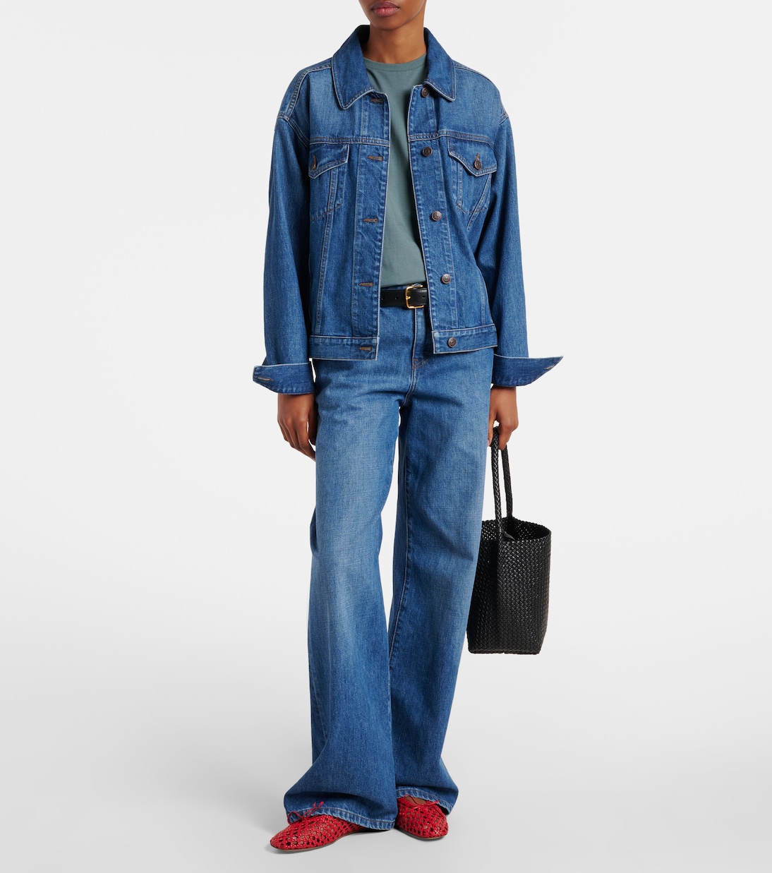 Regency woven leather ballet flats | Le Monde Béryl