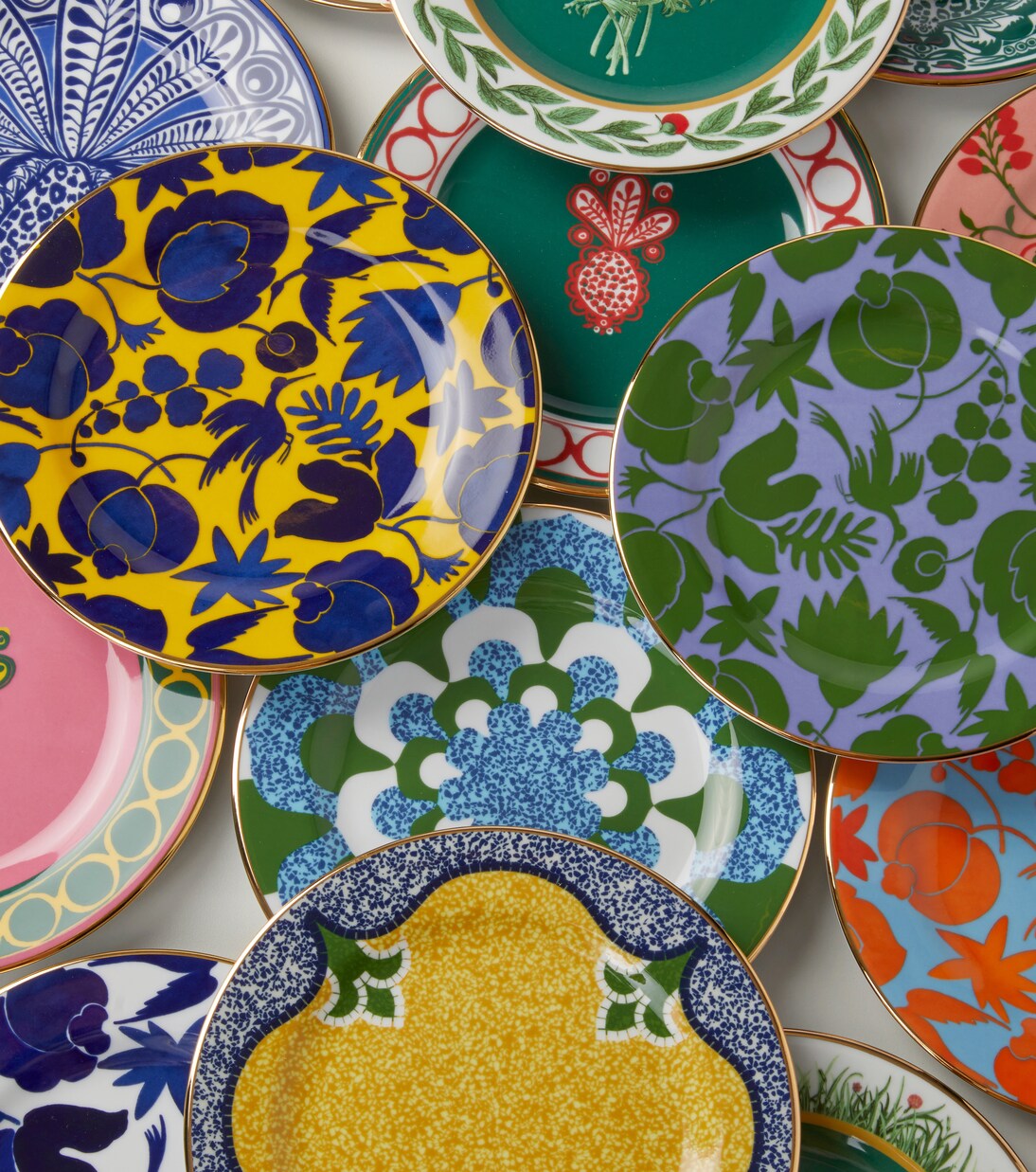 Pineapple set of 6 dessert plates | La DoubleJ