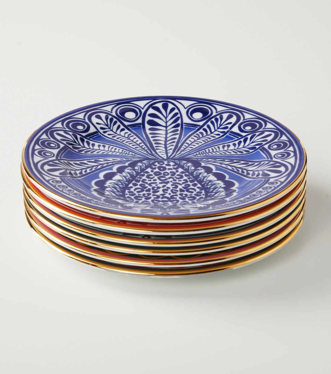 Pineapple set of 6 dessert plates | La DoubleJ