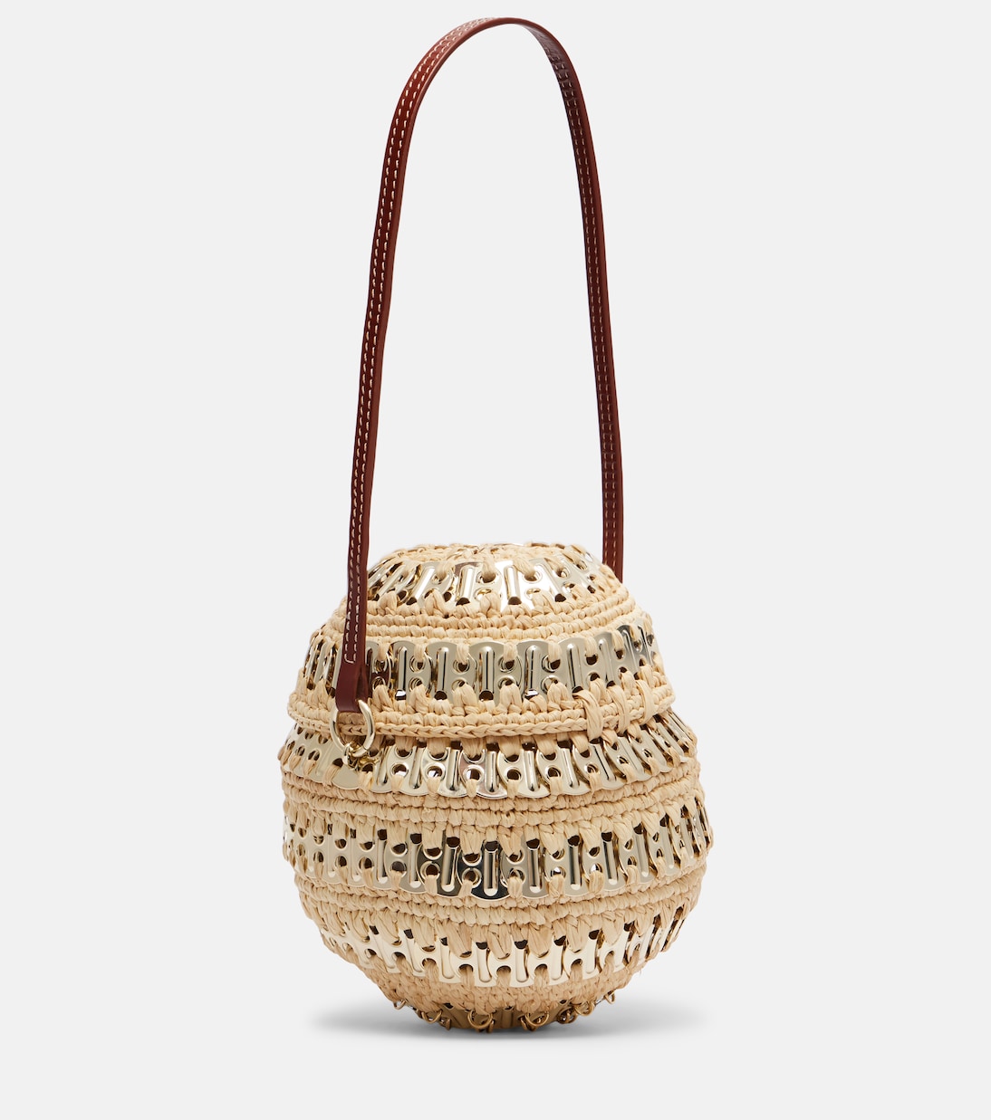 Schultertasche 1969 aus Raffiabast | Rabanne