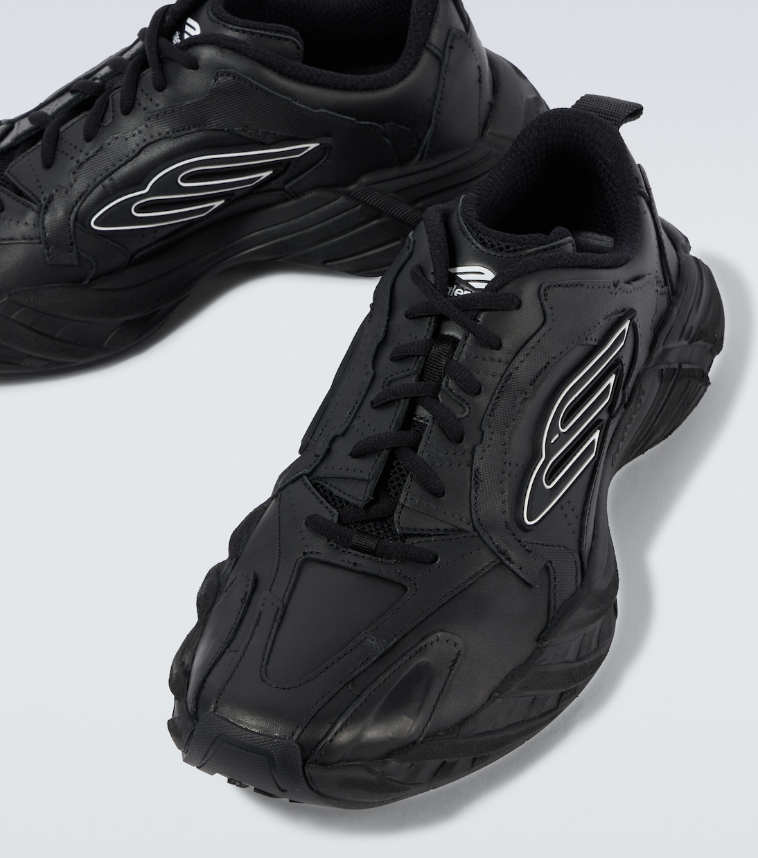 Baskets Monday 3B Sports Icon en cuir | Balenciaga