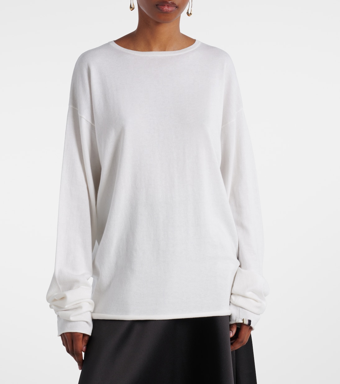 T-shirt N°347 Aries in cotone e cashmere | Extreme Cashmere