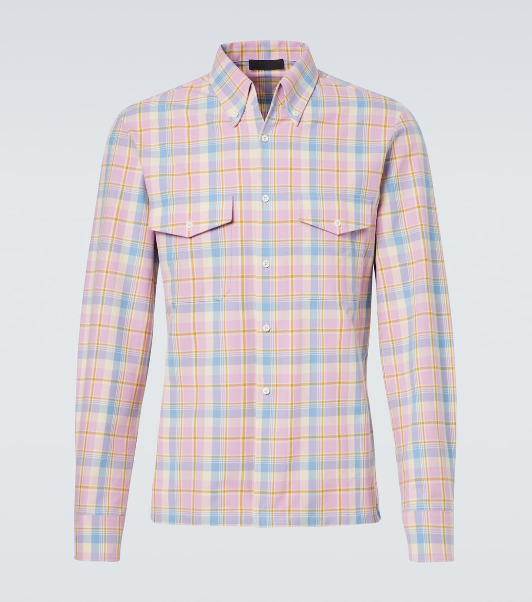 Checked cotton shirt | Prada