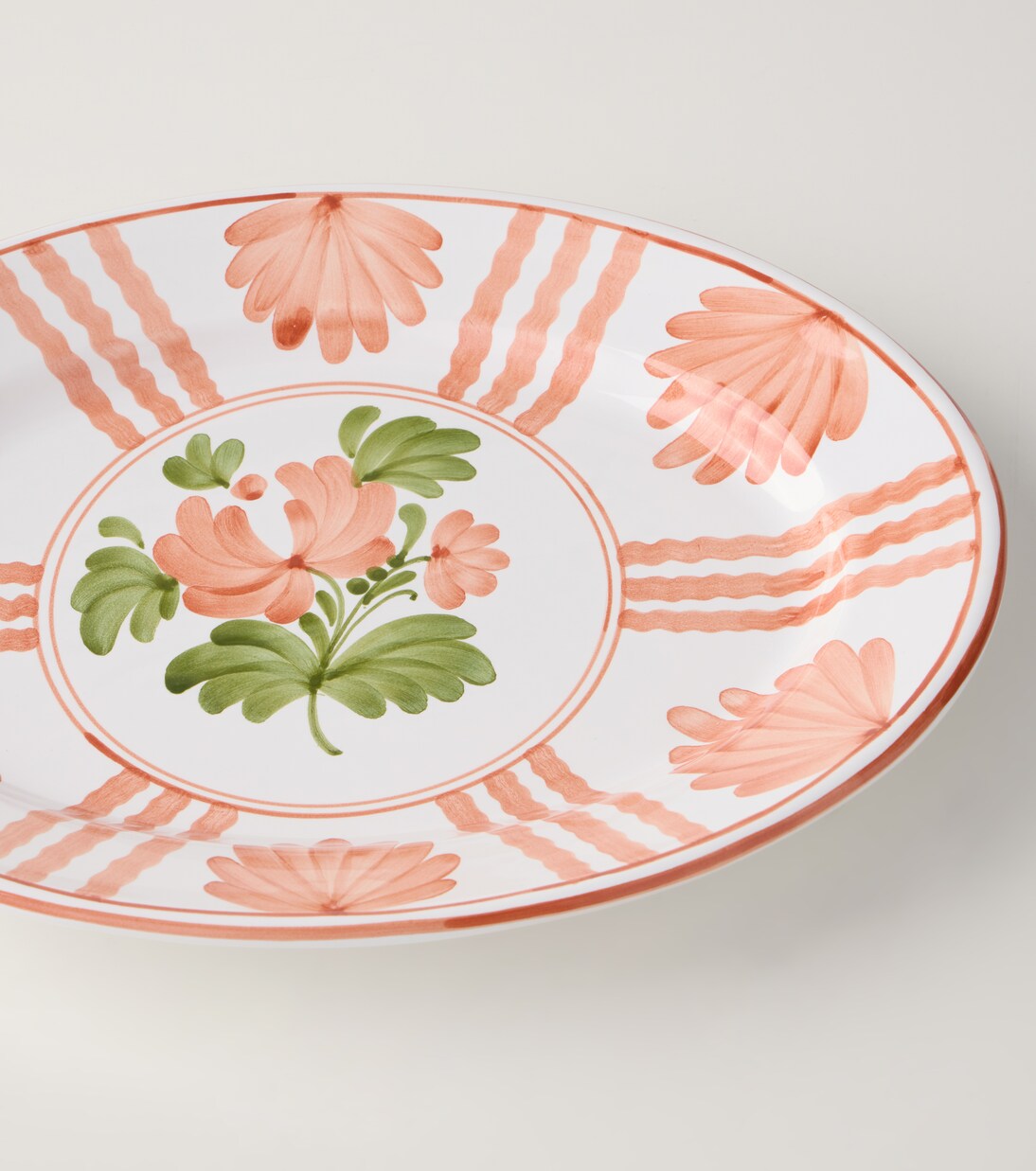 Piatto da portata in ceramica floreale | Cabana