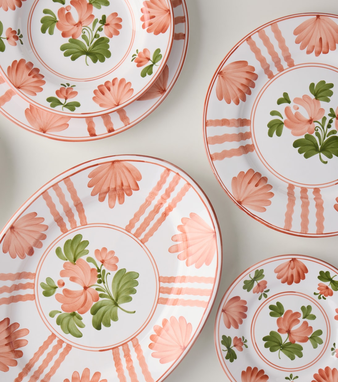 Piatto da portata in ceramica floreale | Cabana