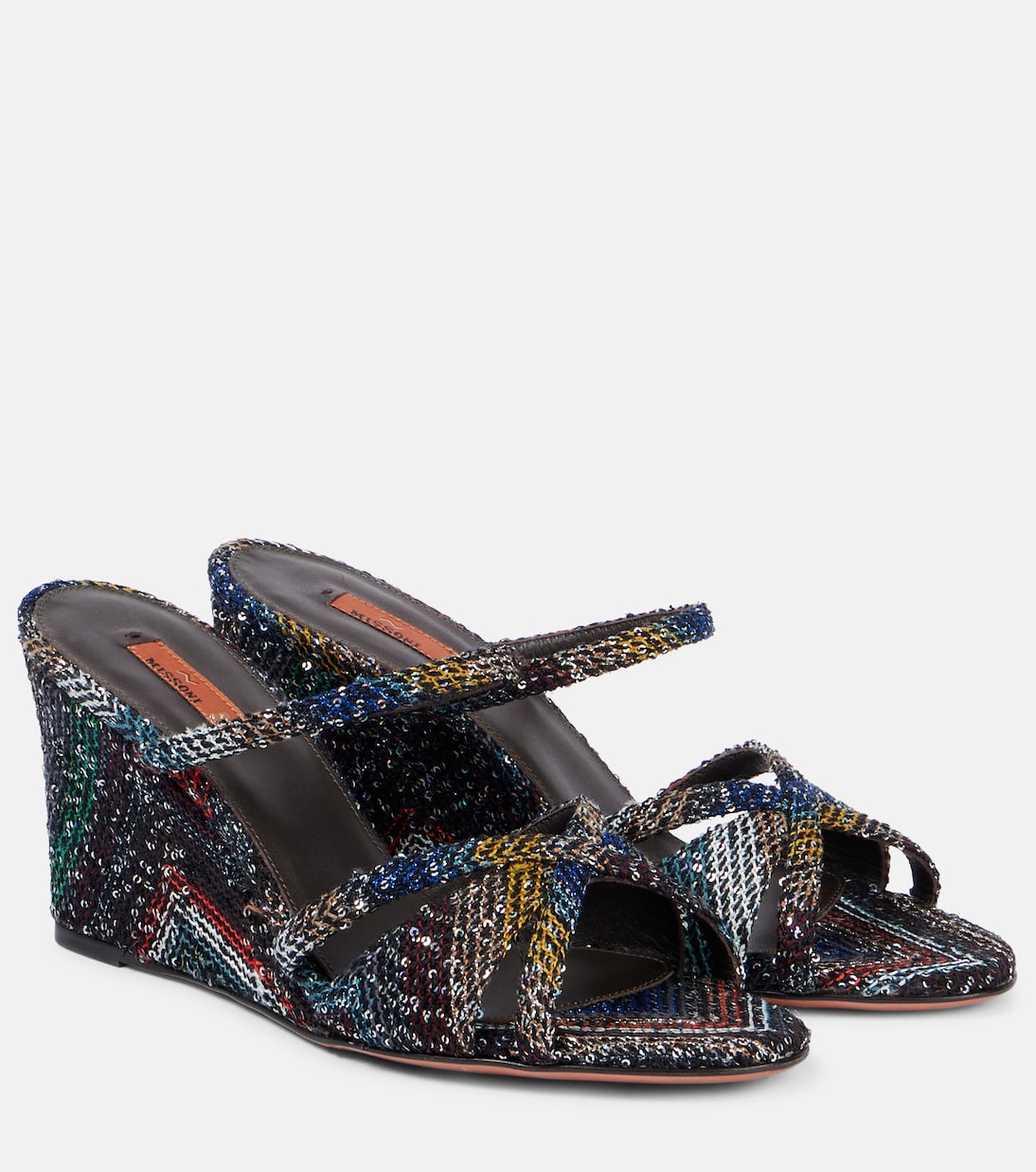 Lucy Caperdoni sequined wedges | Missoni