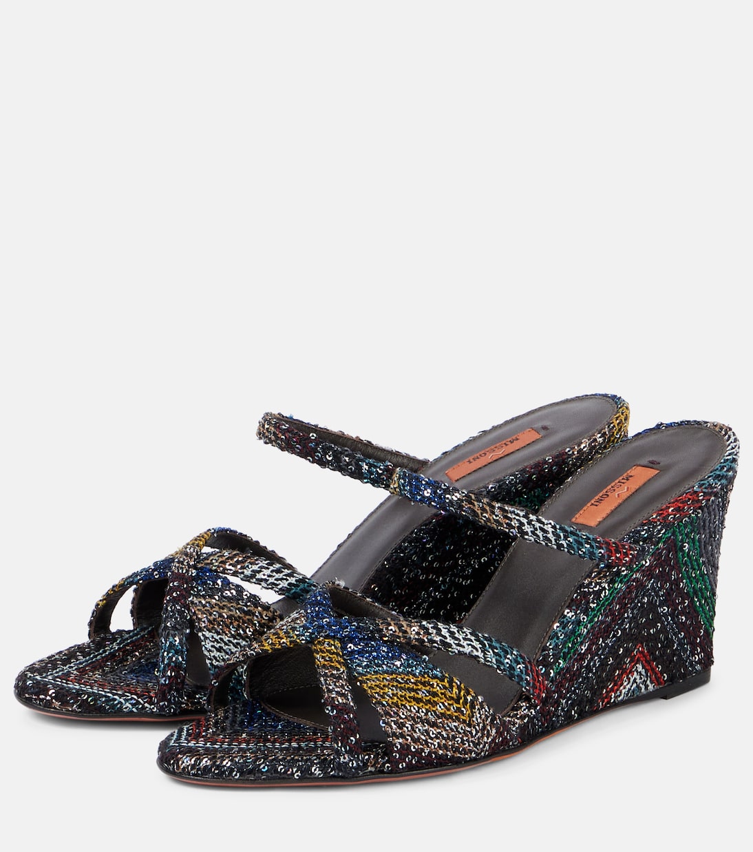 Lucy Caperdoni sequined wedges | Missoni
