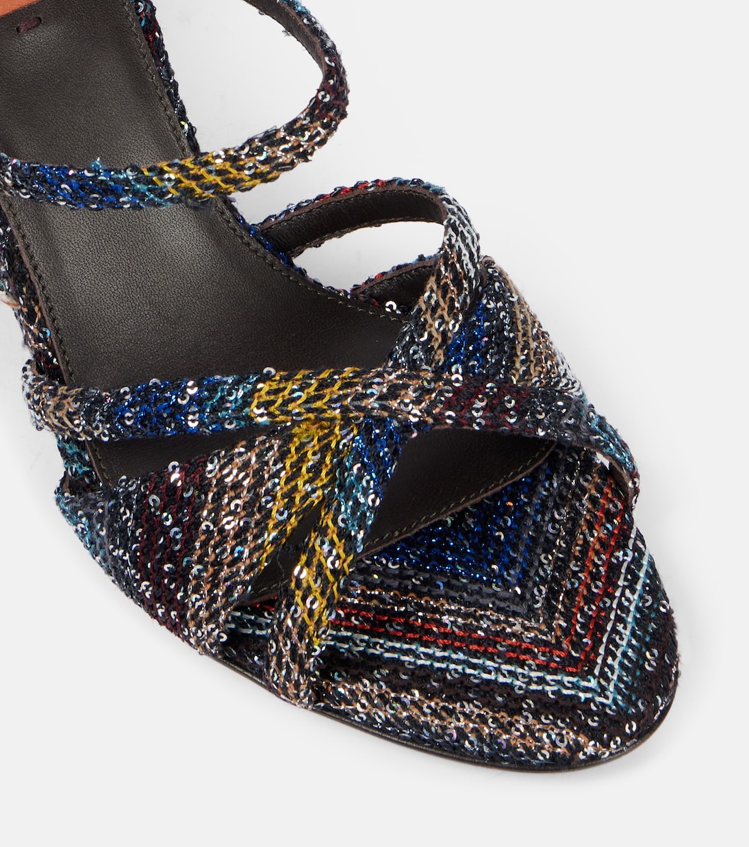 Lucy Caperdoni sequined wedges | Missoni