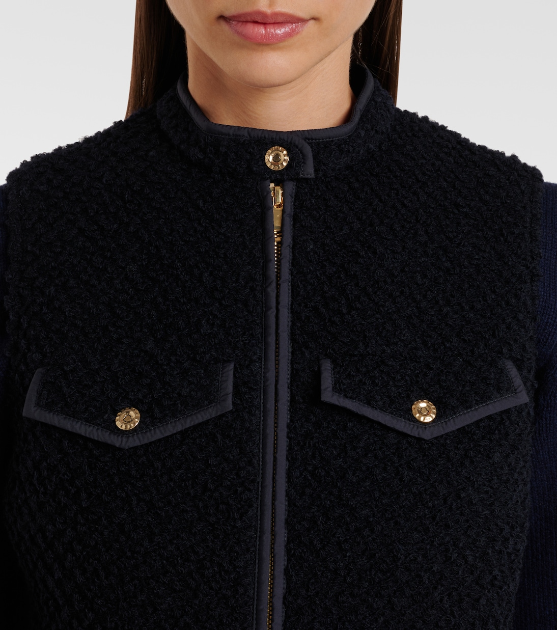 Virgin wool bouclé vest | Moncler