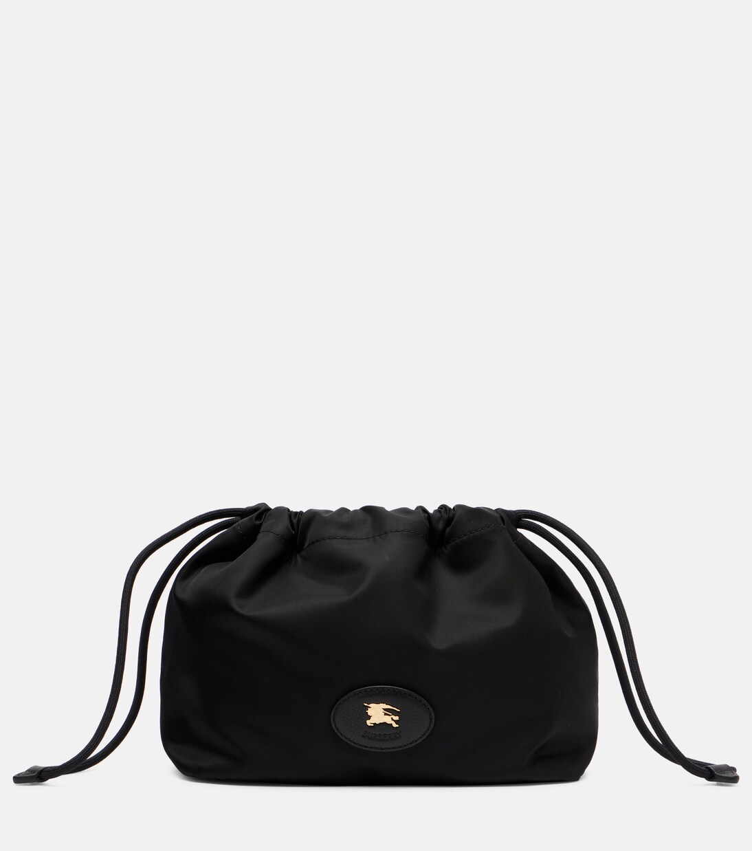 Reversible leather-trimmed pouch | Burberry