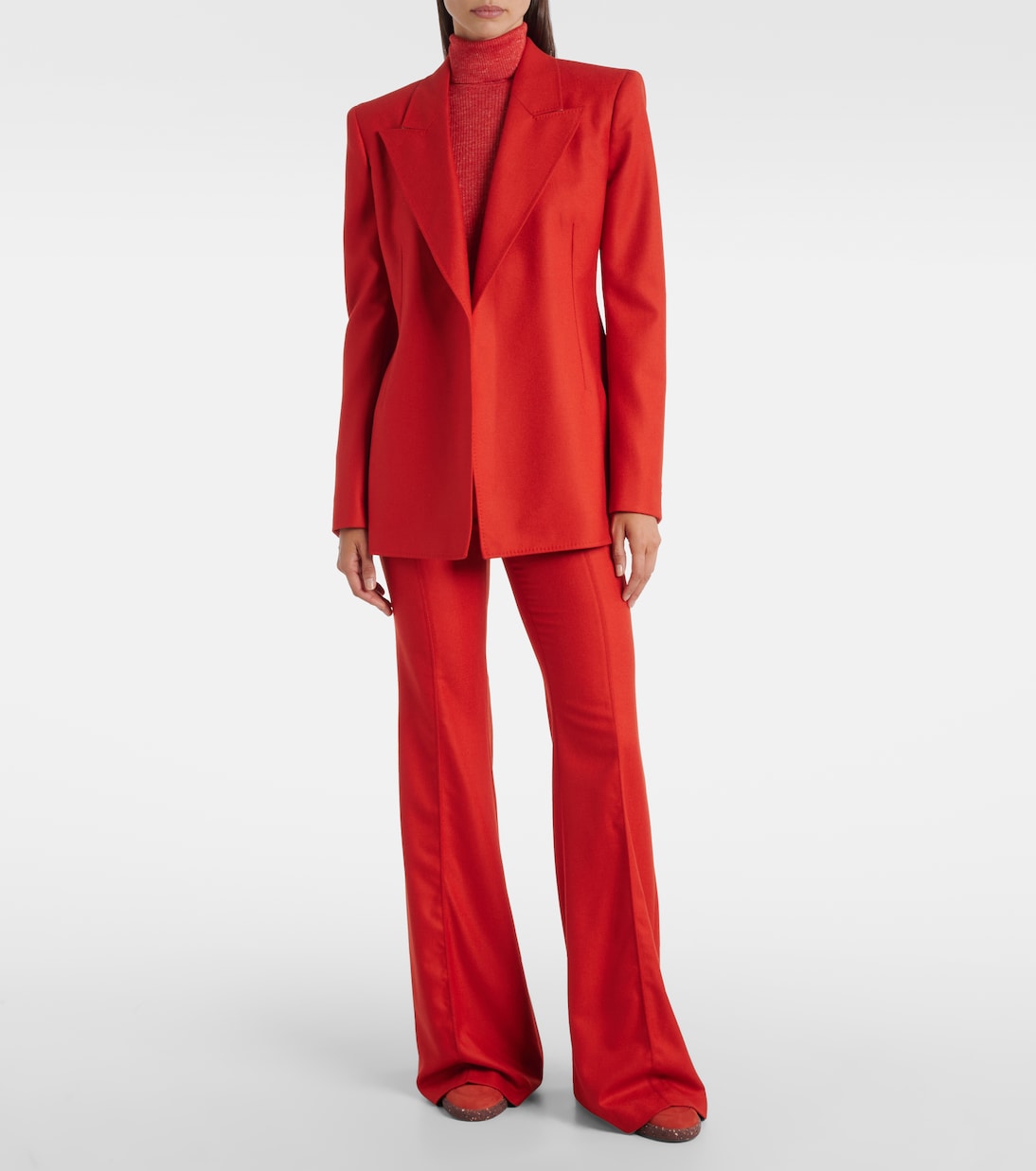 Pantaloni flared Rhein in lana e cashmere | Gabriela Hearst
