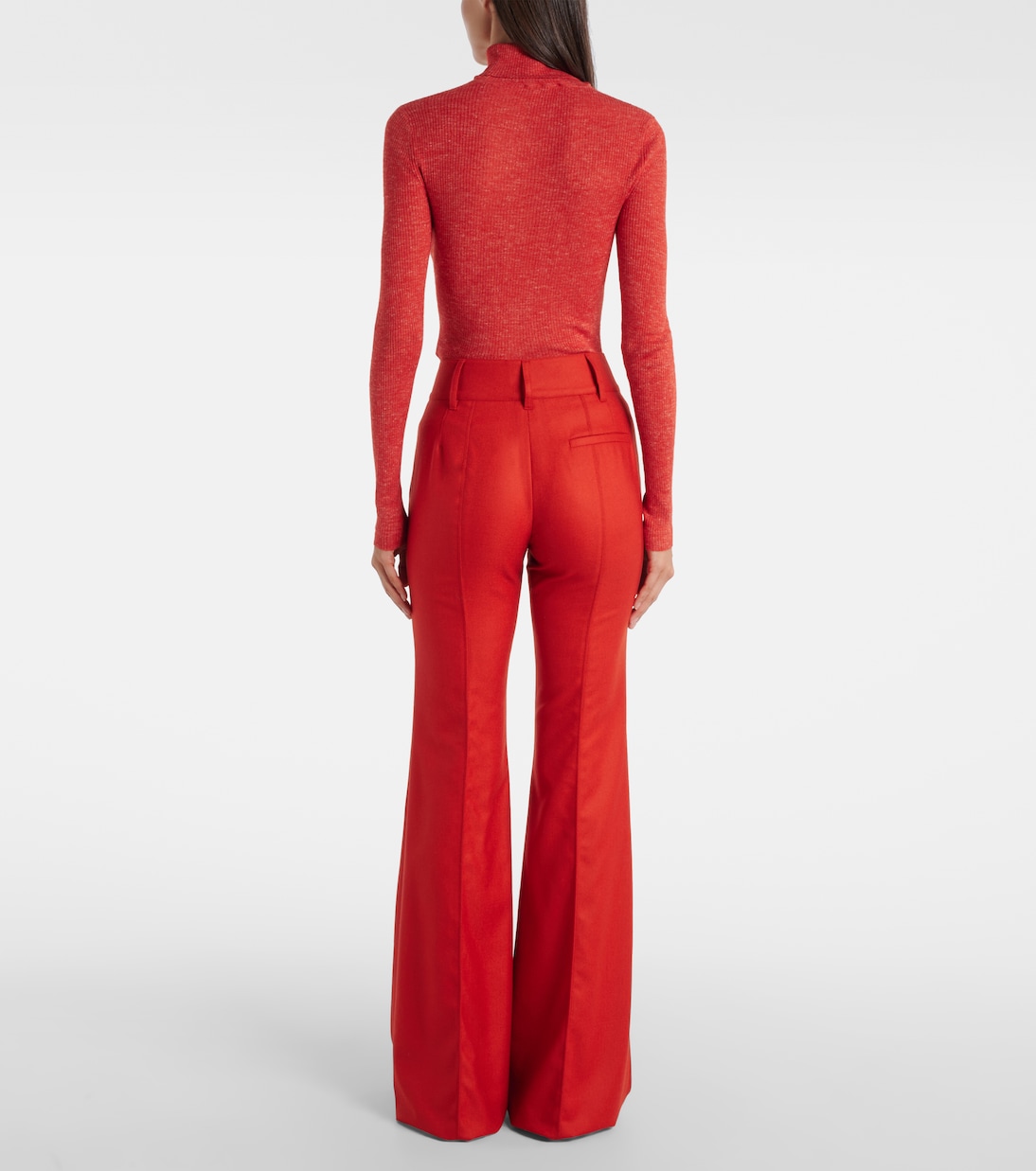 Pantaloni flared Rhein in lana e cashmere | Gabriela Hearst