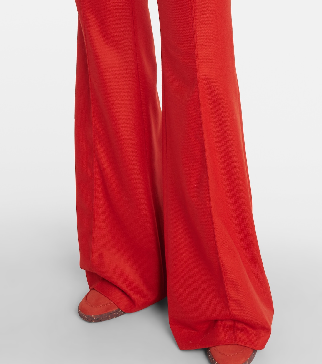 Pantaloni flared Rhein in lana e cashmere | Gabriela Hearst