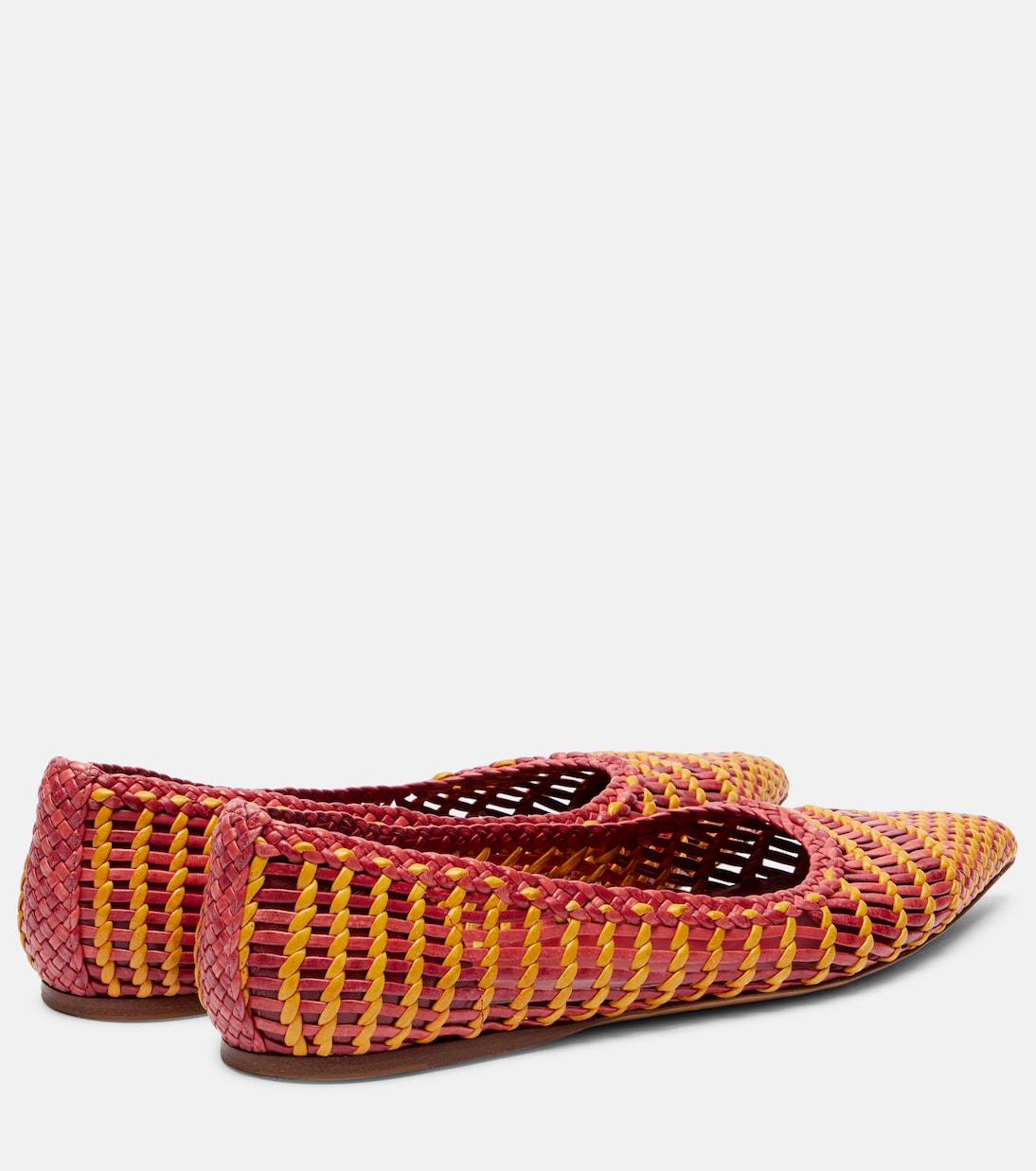 Aurora woven leather ballet flats | Gabriela Hearst