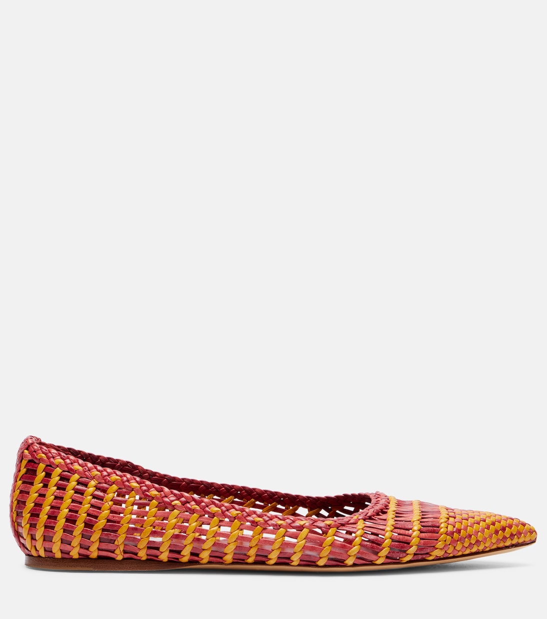 Aurora woven leather ballet flats | Gabriela Hearst