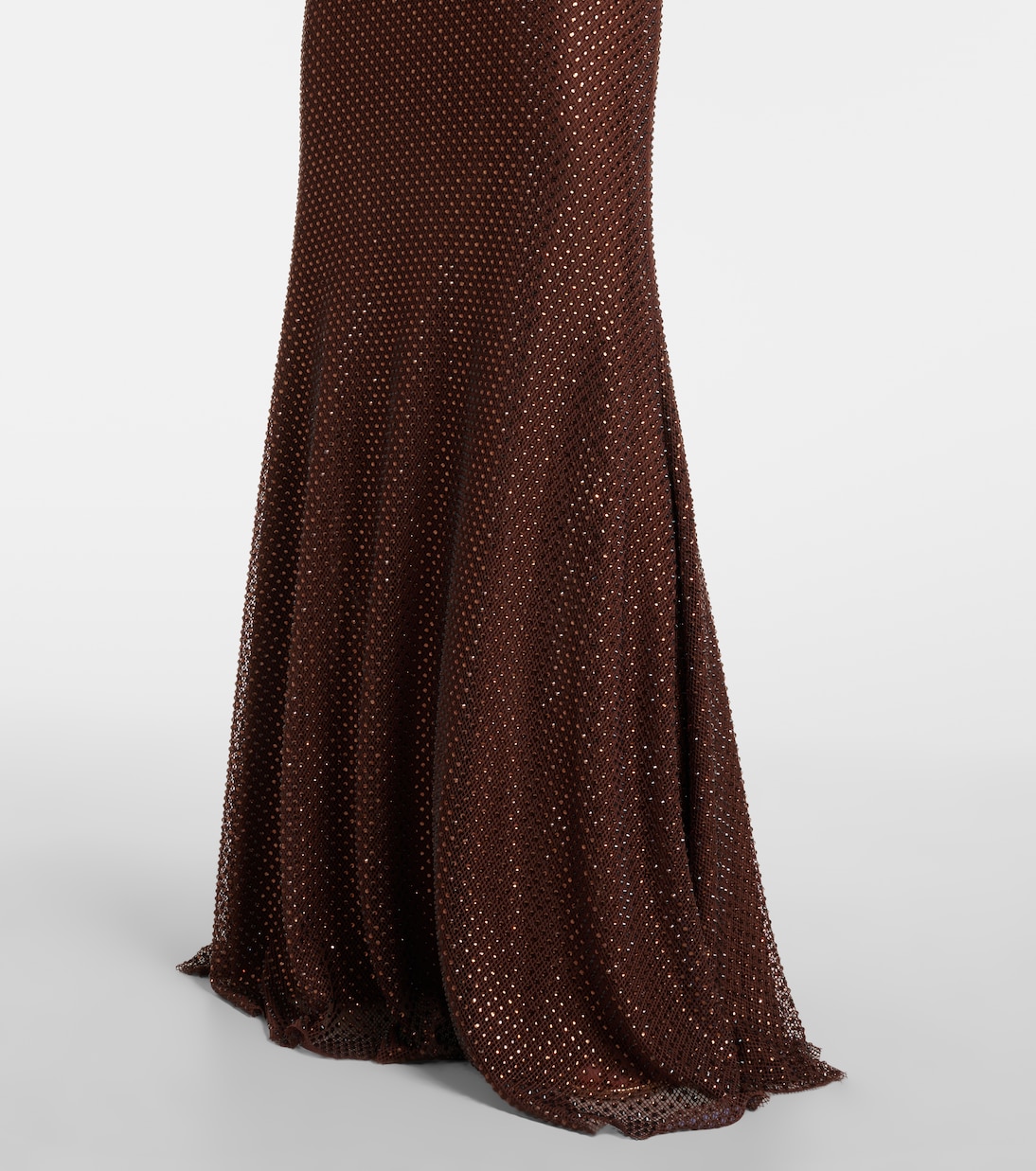 Crystal-embellished mesh gown | Self-Portrait