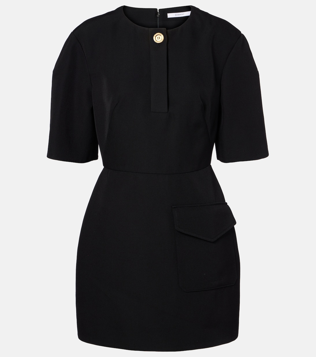 Wool grain de poudre minidress | Givenchy