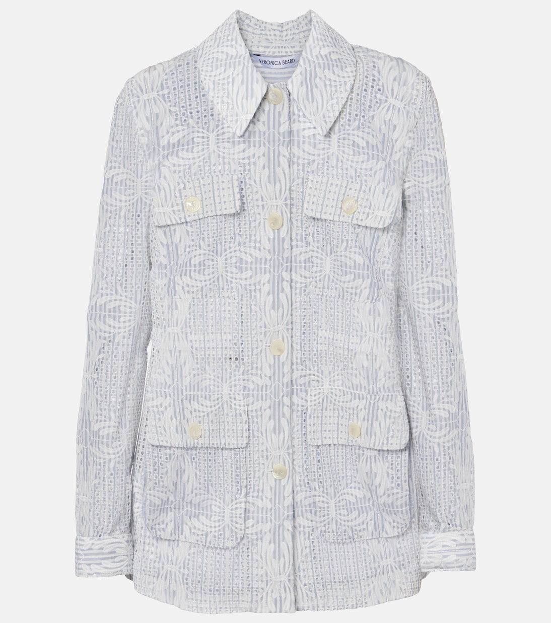 Kiki eyelet jacket | Veronica Beard