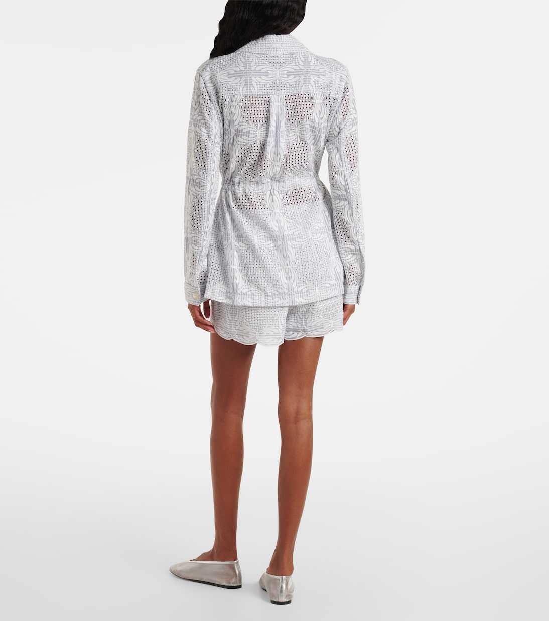 Kiki eyelet jacket | Veronica Beard