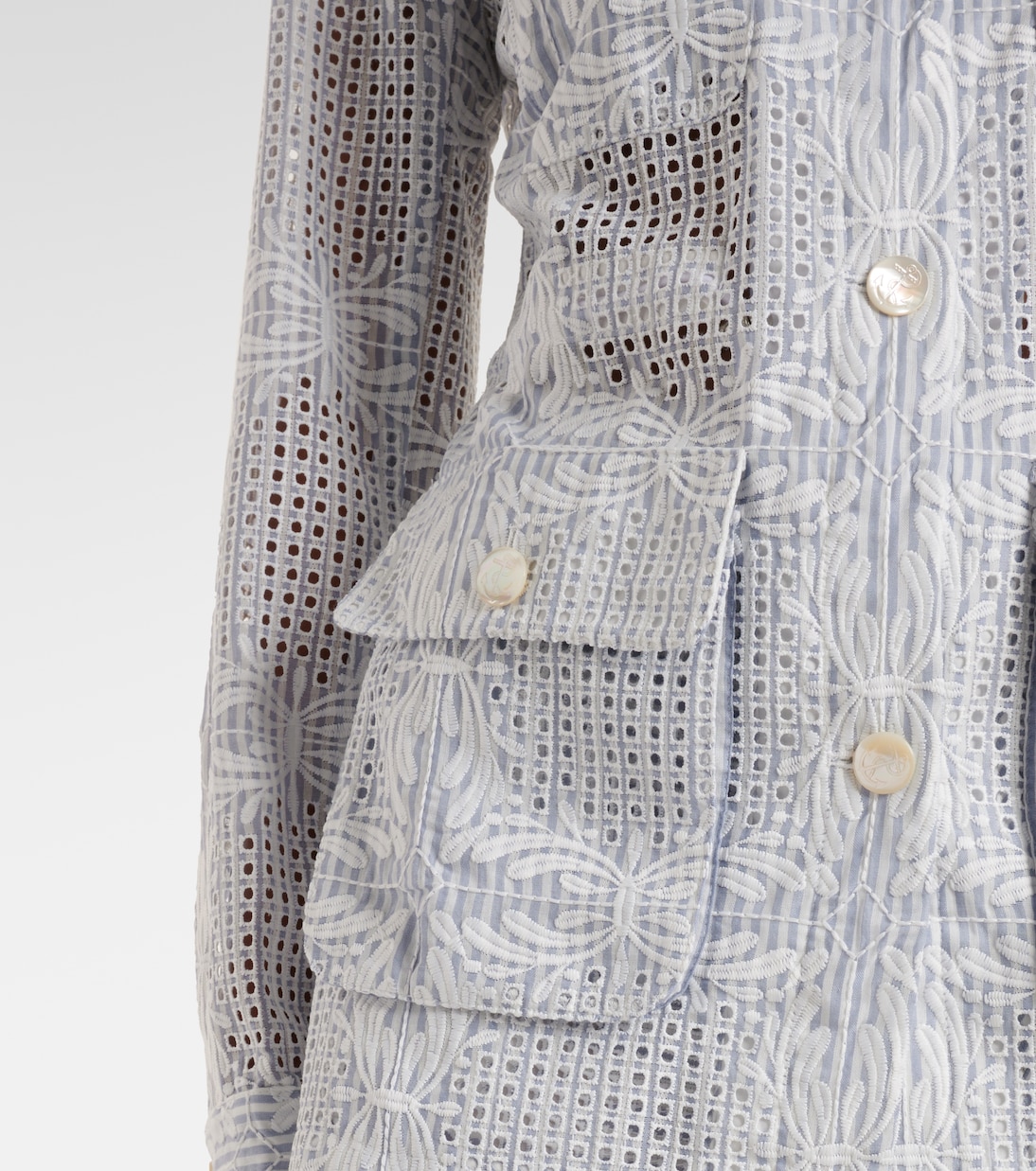 Kiki eyelet jacket | Veronica Beard