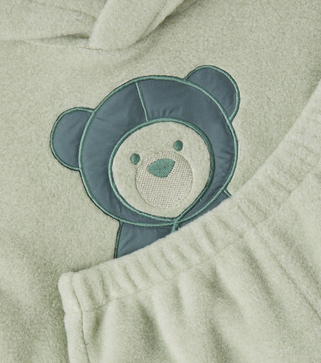 Baby embroidered hoodie and sweatpants set | Il Gufo