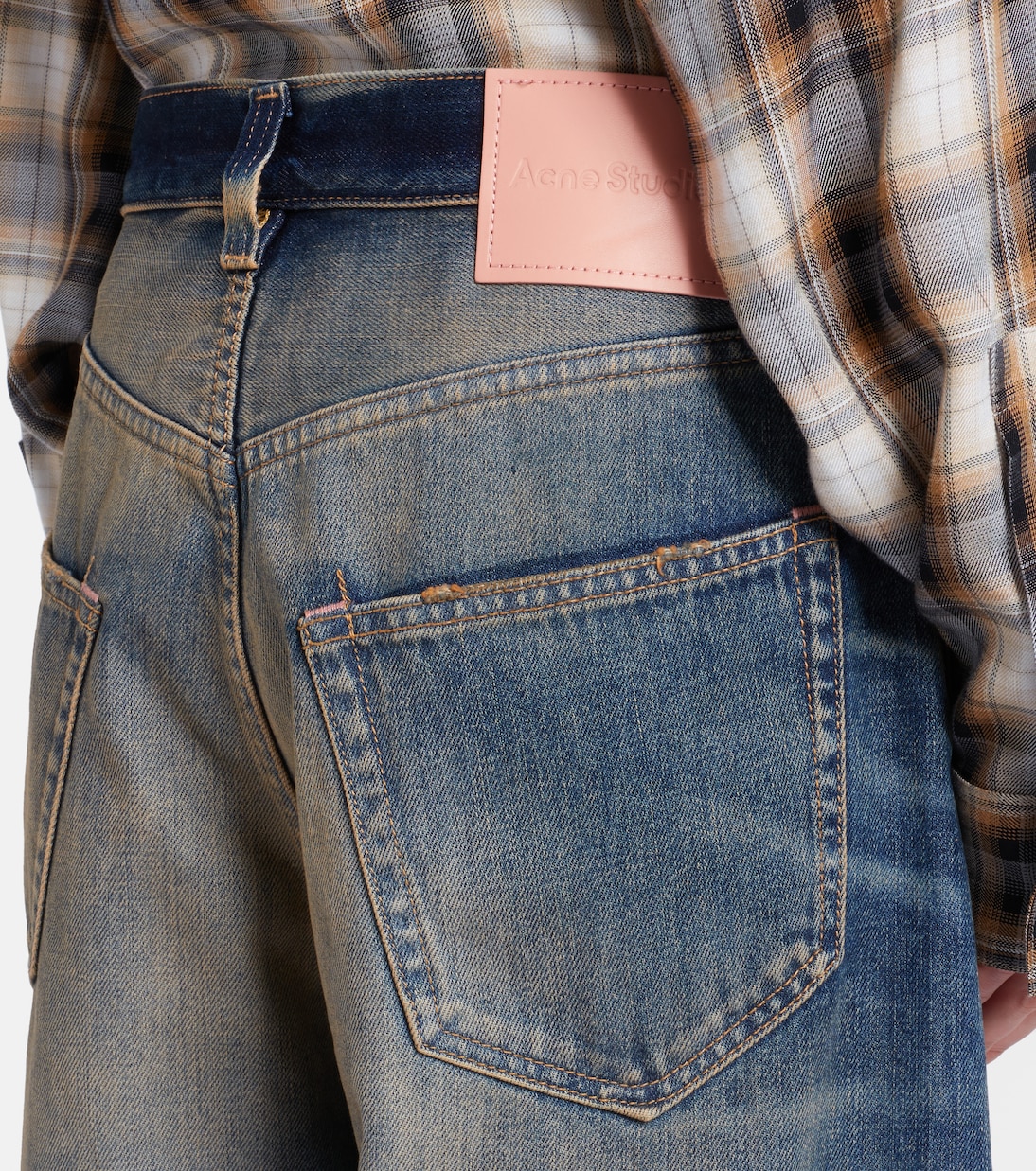 بنطلون واسع من الدنيم U Rocka | Acne Studios