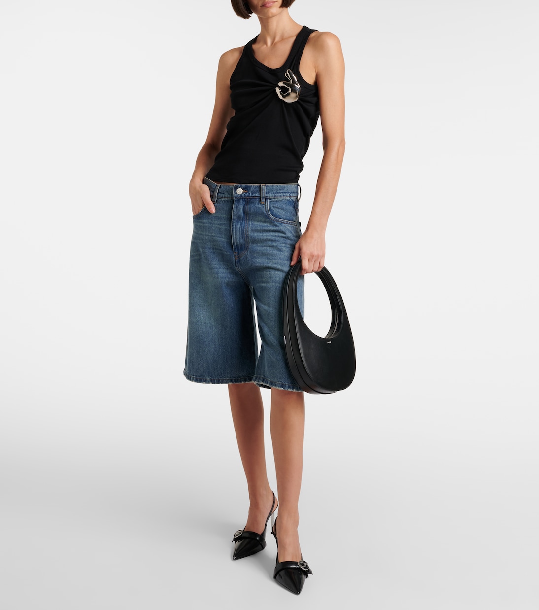 Denim Bermuda shorts | Coperni