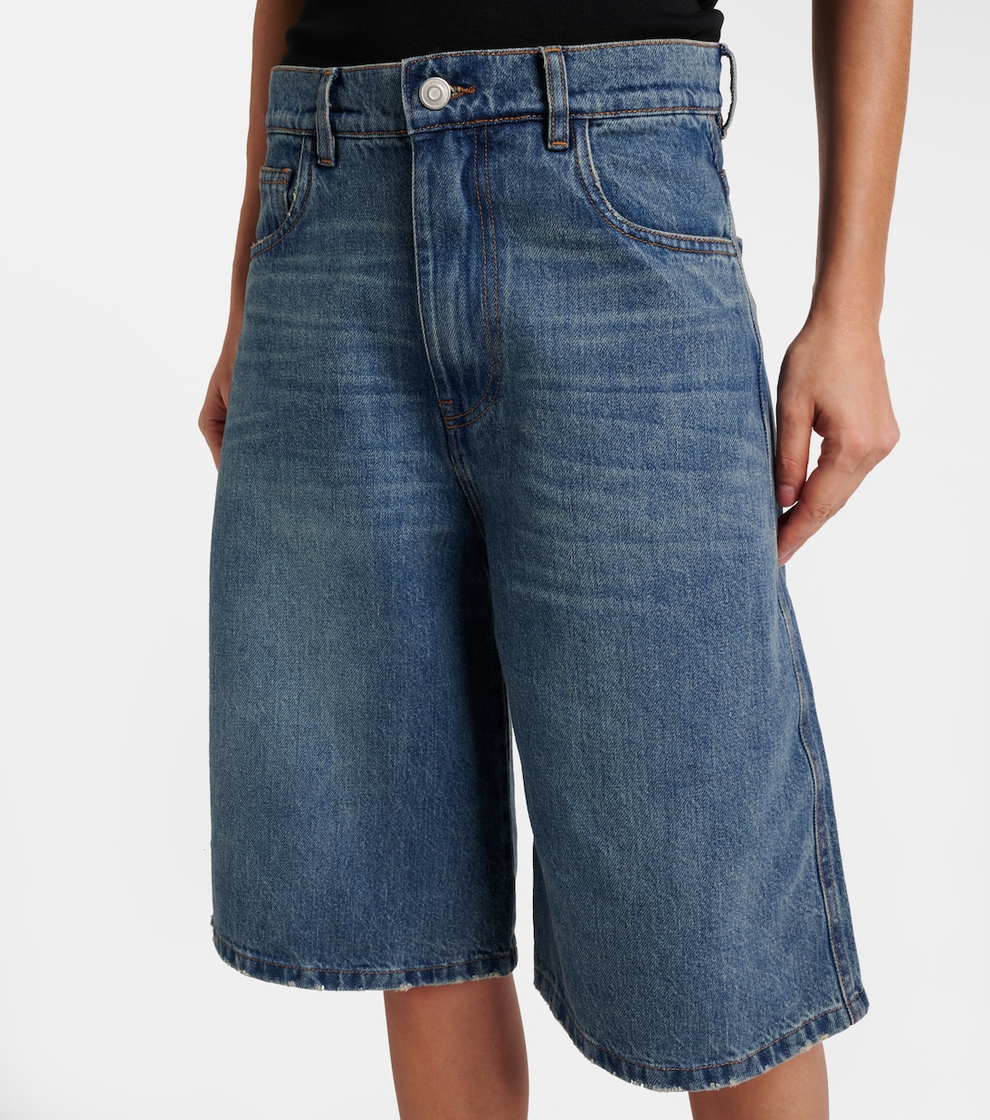 Denim Bermuda shorts | Coperni