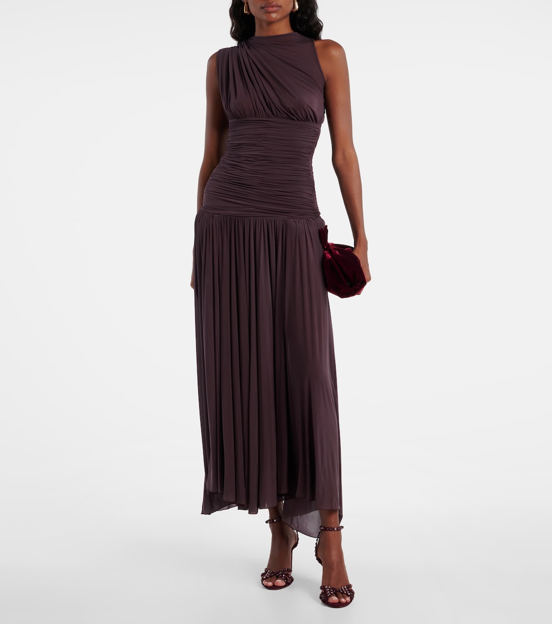 Sandalen Tequila 85 aus Leder mit Kristallen | Aquazzura