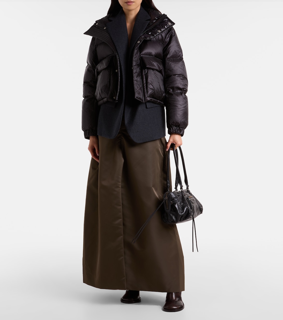 Daunenjacke aus Wolle | Sacai