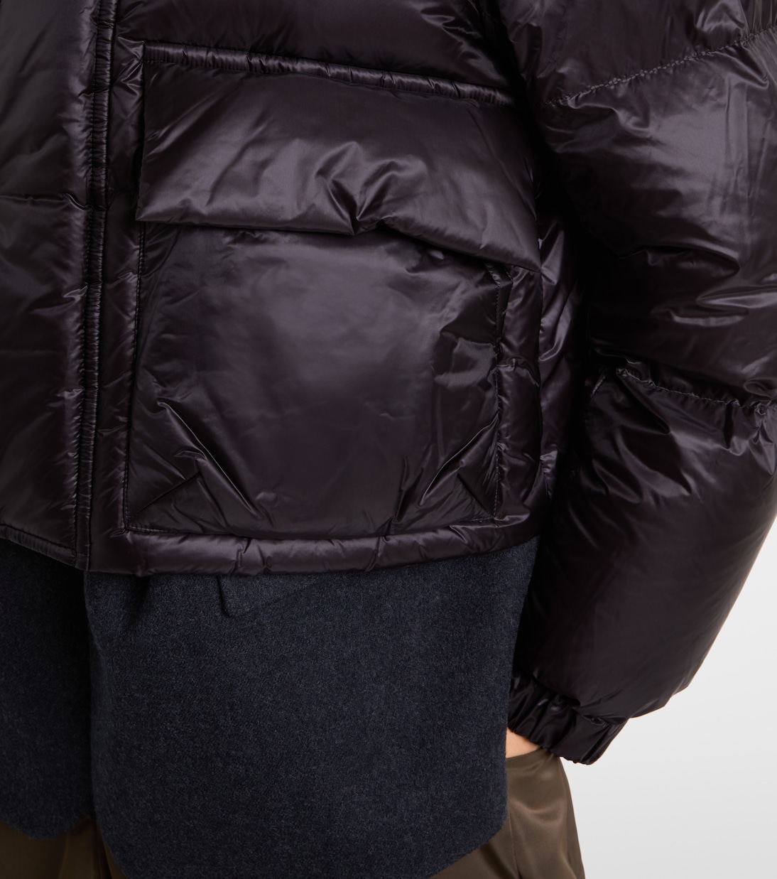 Daunenjacke aus Wolle | Sacai