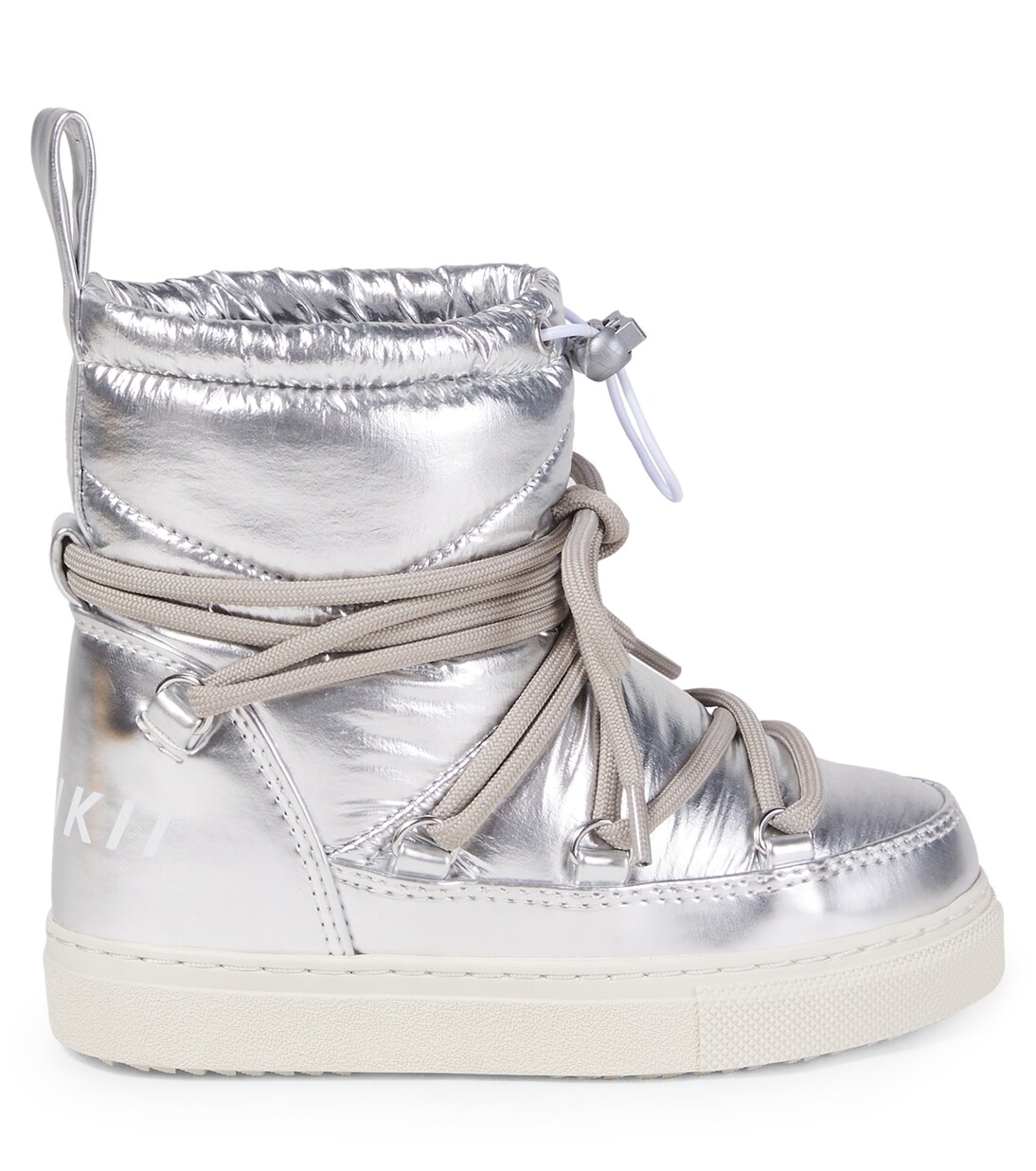 Metallic leather snow boots | Inuikii Kids