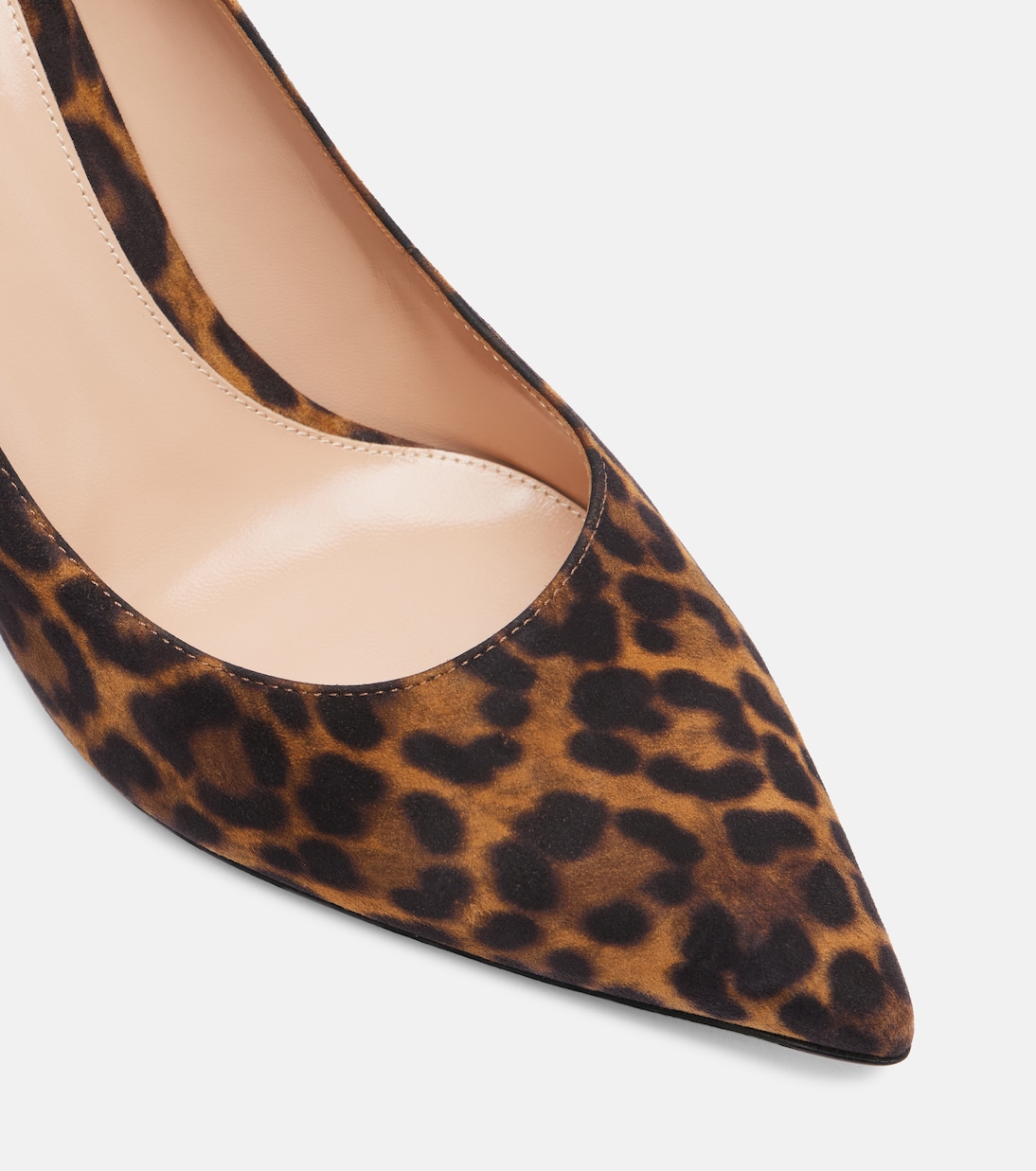 Gianvito 85 leopard-print suede pumps | Gianvito Rossi