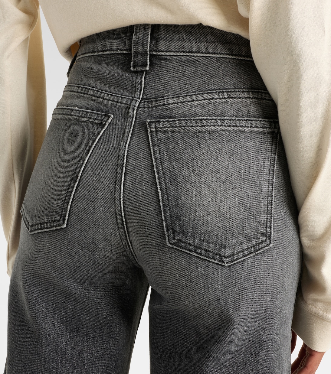 Jeans anchos Dane de tiro alto | Khaite