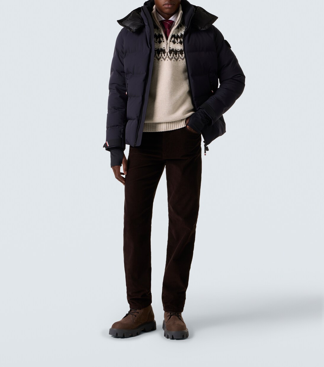 Mr Saint Gervais cashmere half-zip sweater | Arch4